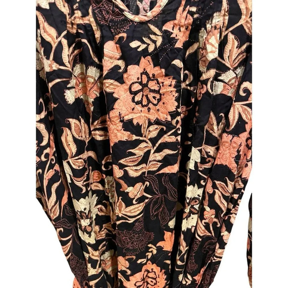 Roller Rabbit Rowen Maxi Dress Taos Floral Printed Oversized Dress Cover Up XS - Picture 8 of 16